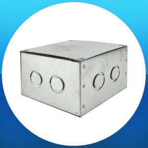 Caja pregalvanizada B-15  con tapa y empaquetadura